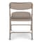Atlas Commercial Products Triple-Braced Fabric Padded Metal Folding Chair, Gray MFC22GRYFP - alternate 5